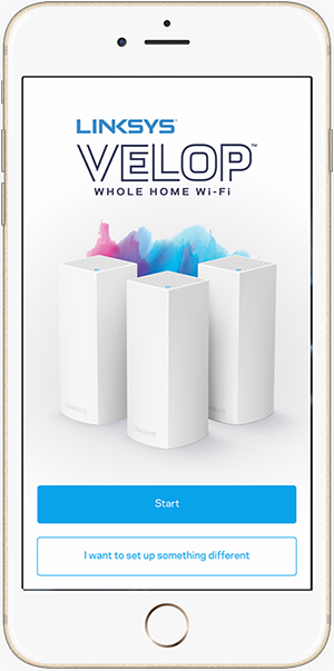 Linksys App on iPhone